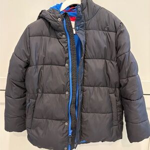 Sz 8 Kids Black Puffer Jacket